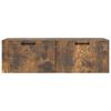 Wall Mounted TV Cabinet Smoked Oak 98 x 31 x 30 cm