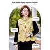 Elegant Spring 2026 New Chinese Style Women's Three-Piece Suit – Sophisticated Vest Look for Middle-Aged and Elderly.