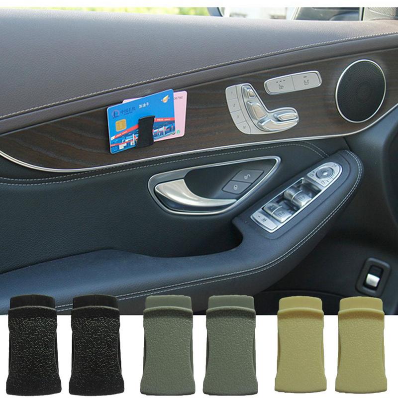 Car Card Clip 2pcsAdhesive Glasses Eyeglass Ticket Card Hanger Clip Ticket Card Clip Eyeglasses Mount For Car Interior Accessory