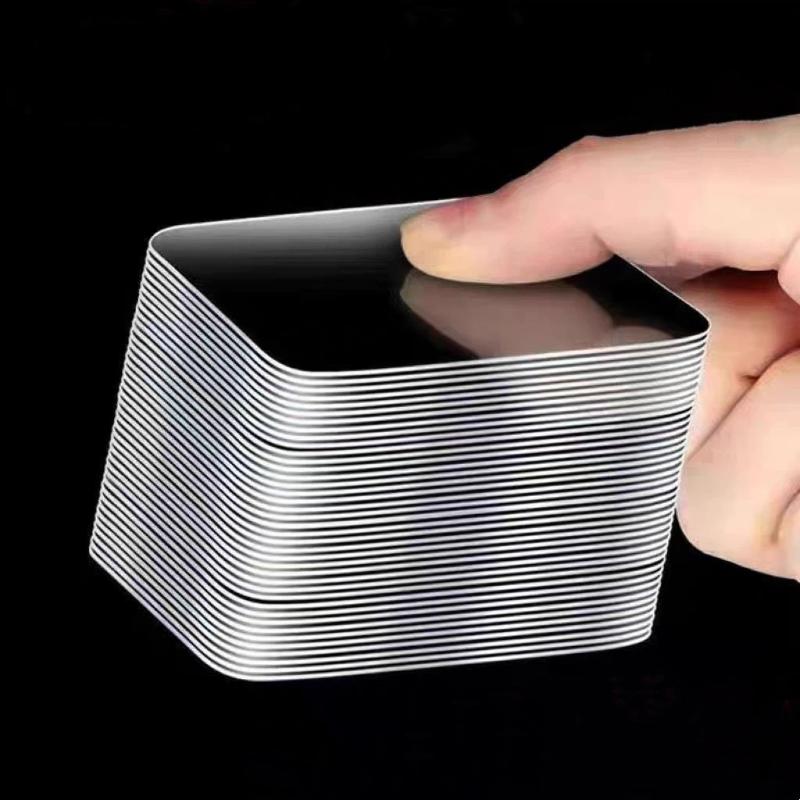 Ultra-starker Kleber Doppelseitiges Klebeband Transparente Quadratische Wandaufkleber Flicken Für Badezimmer Nahtlose Wasserdichte Nano-Klebebänder