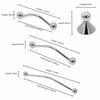 Zinc Alloy Wardrobe Door Handle Nordic Minimalist Drawer Handle Cabinet Knob  Bedroom Wardrobe