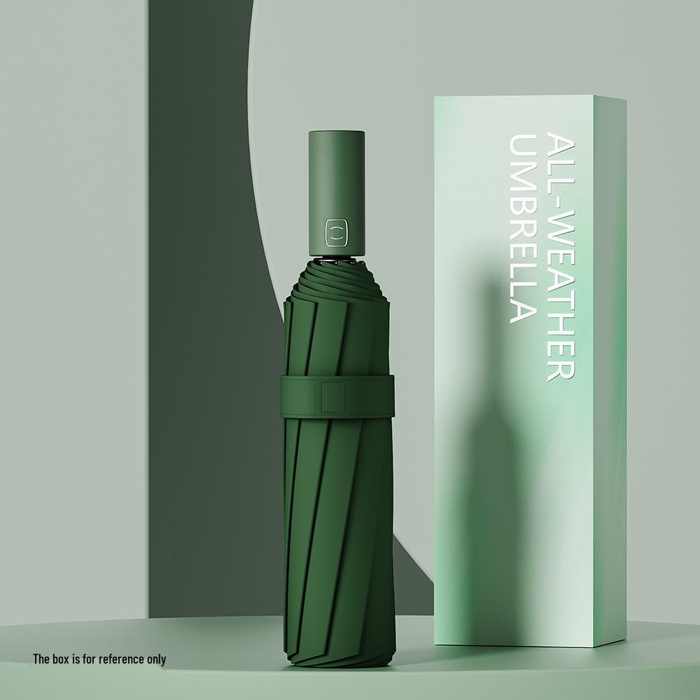 Regen Genießen Automatischer 108-Speichen Extra Großer Herrenschirm mit Sonnenschutz und Optionen für individuelles Logo