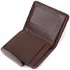 Practical Medium-sized Women's Purse Made of Genuine Grained Leather CANPELLINI 21808 Brown