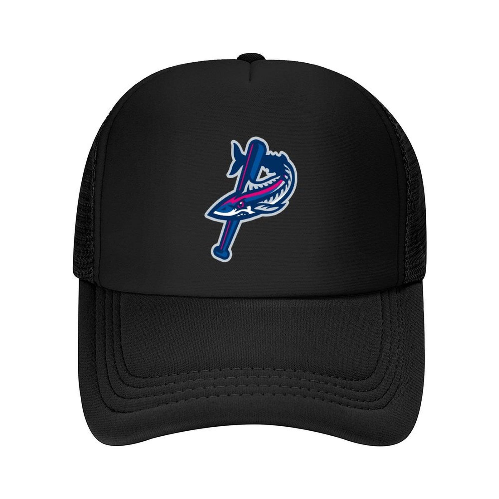 Cool Pensacola Blue Wahoos Icon Baseball Cap Winter hat Unisexs big size hat Hat Beach Luxury Brand Designer Unisex Womens