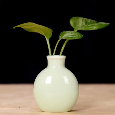 Mini Vasen Ornament 7,5x6cm Keramik Kleine Vase Esszimmer Wohnzimmer Badezimmer Schreibtischdekoration Vase Heimdekorations-Requisiten