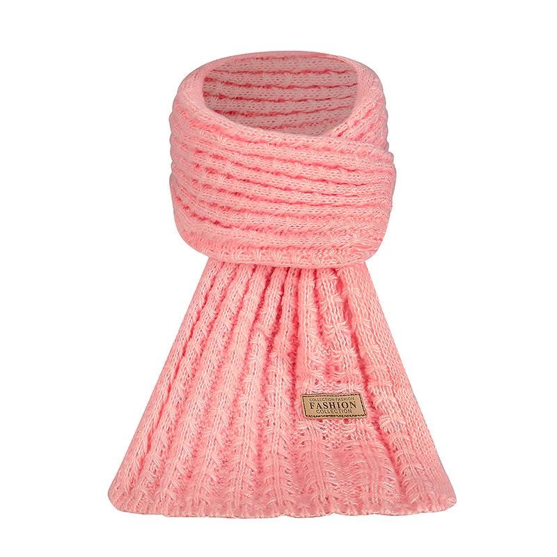 Dámská pletená čepice a šála v korejském stylu - Teplé, všestranné, jednobarevné