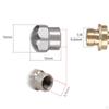 4x Drain Jetter Hose Nozzles,Pressure Washer Sewer Nozzle Jet 4000 PSI for Floor