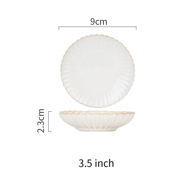 White Ceramic Plate Set Home Dinner Plate Bowl Steak Salad Tableware Creative Nordic Breakfast Dishes Plates Sets Coffee Mug Cup