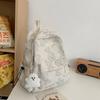 Schoolbag High Value Small Fresh Backpack Girls Lightweight Large Capacity Junior High School Student Schoolbag Cool Casual Backpack