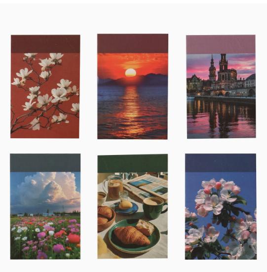 6packs/lot Kawaii Scrapbook Sticker The Song of Light and Shadow Scrapbooking Supplies Planner Decorative Stationery Sticker