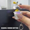 Seagull Mine Keychain, Usb Clicky Keyboard Fidget Button, Led Sound Keychain