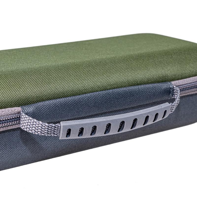 Tragbare Mikrofon-Tragetasche EVA-Schale mit weicher stoßfester Auskleidung Verstellbarer Teiler für Reisen und Auftritte