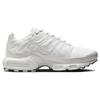 Nike Air Max Plus Platinum Tint - Sneakers da donna, bianco, grigio fumo scuro, argento metallizzato FZ4342-001