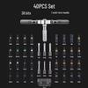 42-in-1 Multifunctional Ratchet Screwdriver Set with S2 Steel High Hardness and Magnetic Tips