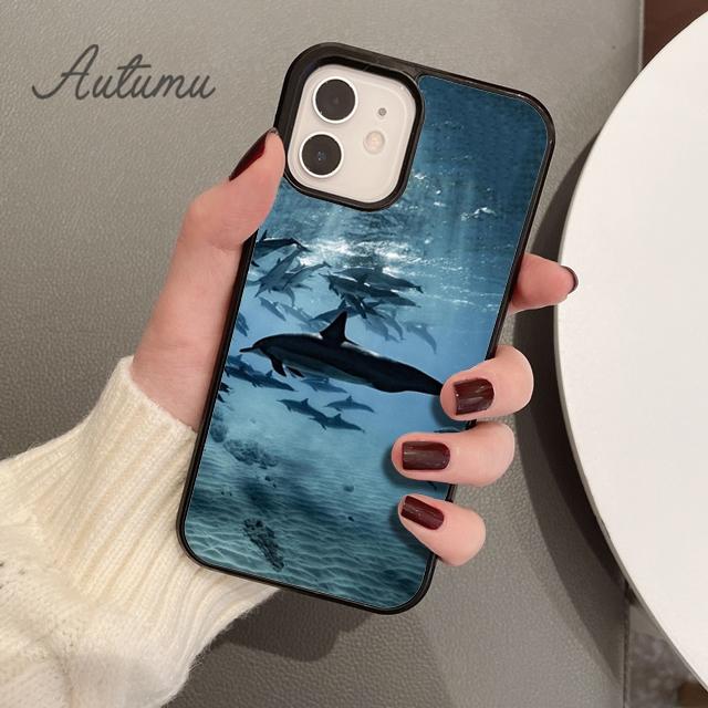 

Чехол для телефона Orcas Whale для iPhone 11 12 13 14 Pro Max mini X XR XS SE 2020 5 6S 7 8 Plus Samsung Galaxy S21 S22 Cover shell Samsung S22ultra