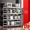 4-Tier Carbon Steel Kitchen Storage Rack