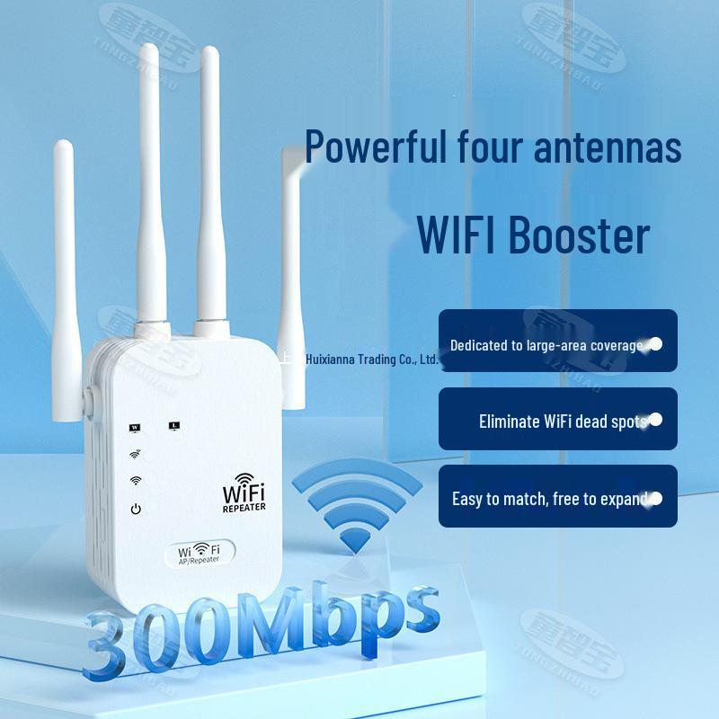 Wireless Signal Booster & Repeater: Amplifies and Extends Network Coverage