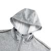 Anta Men's Light Heather Gray Knit Windproof Hooded Sports Jacket 952547701-1