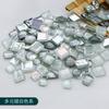 100g Diy Mix Color Glitter Glass Mosaic Stones Mosaic Tiles Glass Pebbles Crafts Material Puzzle For Diy Mosaic Making  Arte