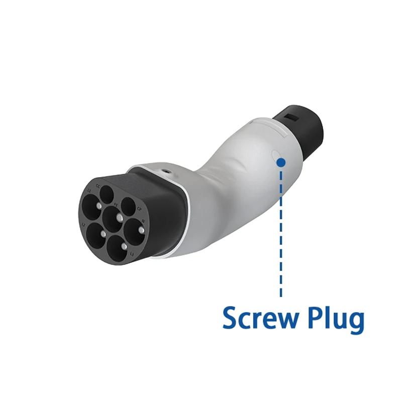 BEE1 AC Type2 to Tesla Adapter Electric Car Charging Adapter For Type 2 EU to NACS Tesla EV Connector Adapter For Tesla Model 3 Y X Z