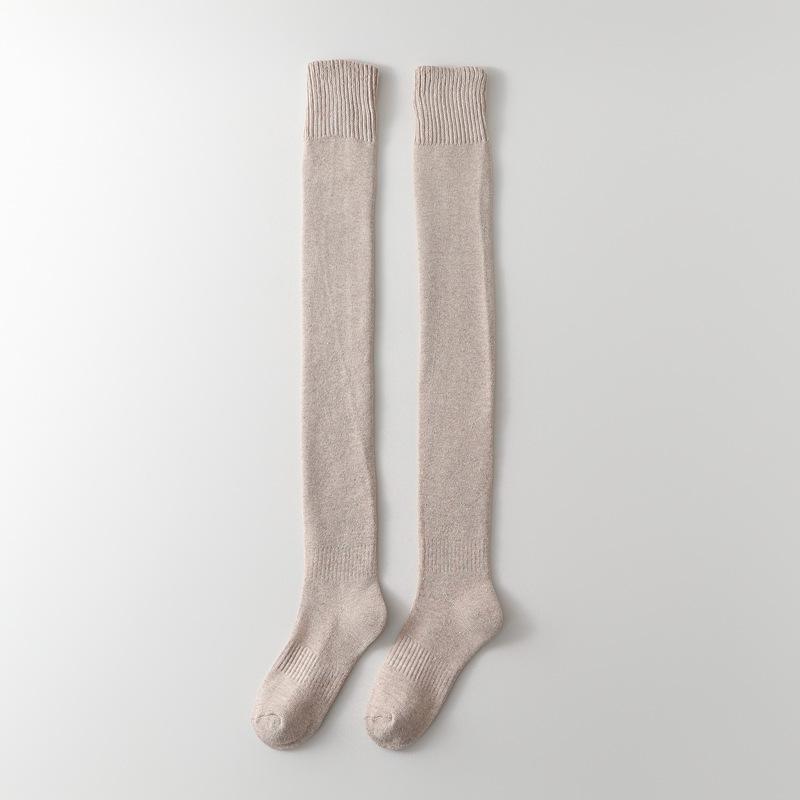 Zosilnené froté podkolienky Detské zimné teplé a proti chladu chrániče kolien Stehenné ponožky Jednofarebné Japonské JK pančuchy Dámske ponožky Dlhé
