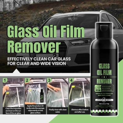 Ölfilmentferner für Autoscheibe Scheibenölfilmentferner Ölfilmentferner Autoglasreiniger Glasölfilmentferner Windschutzscheibe