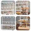 Decorative Jewelry Stand Rack Large Capacity Multi Tiers Stable Base Earrings Rings Necklaces Modern Organizer Bracelets Display Holder Shop Showcase