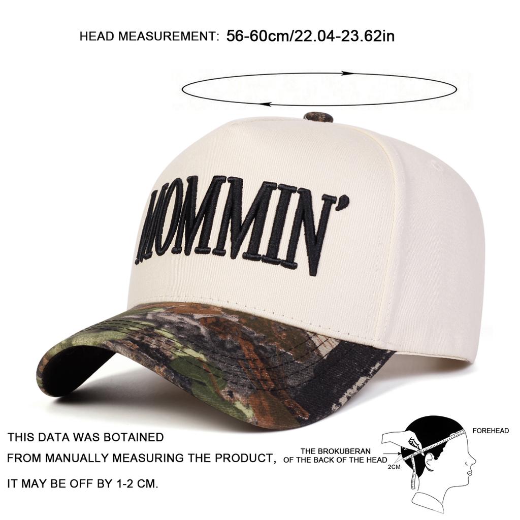 Baseball Stitching Embroidered Mommin Neutral Gender Women Men For Caps Spring Autumn Outdoor Adjustable Casual Hats Sunscreen Hat Sports Cap