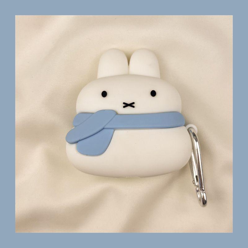 

Про чехол для наушников Второе поколение Беспроводной Bluetooth Третье поколение 1 Подходит Aipods2 Поколение Силикон 5 Четвертое поколение Пятое поколение AirPods 4 [Winter Snowman Miffy Rabbit] Send Hook