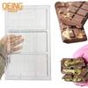 Dubai Chocolate Bar Mold Polycarbonate For Professional Candy Bakery Baking Kitchen Pastry Bakery Confectionery Utensil Tools