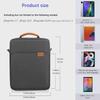 Tablet Storage Bag Anti-Scratch Waterproof Oxford Cloth Zipper Closure Tablet Computer Storage Bag for School Travel