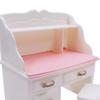 1/12 Dollhouse Desk Chair Set Table Simulation Notebook Decoration Accessories for Living