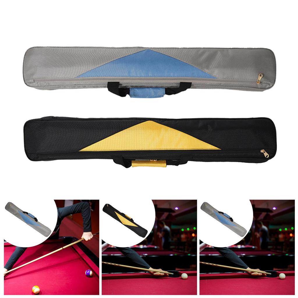 Pool Cue Case 7 Holes with Adjustable Shoulder Strap with External Pocket Billiards Supplies Stylish Portable Protector Pouch