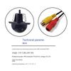 HD AHD Three-Switch CCD Fisheye Car Backup Camera Wide Angle Small Straw Hat Design Waterproof 1-Year Easy Reversing HD Night