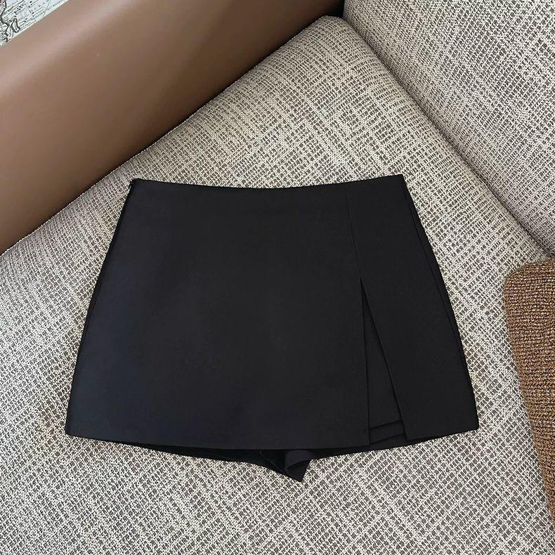 2025 Women's High-Waisted Slit A-Line Suit Skirt - Slim, Hip-Hugging, Anti-Exposure Design