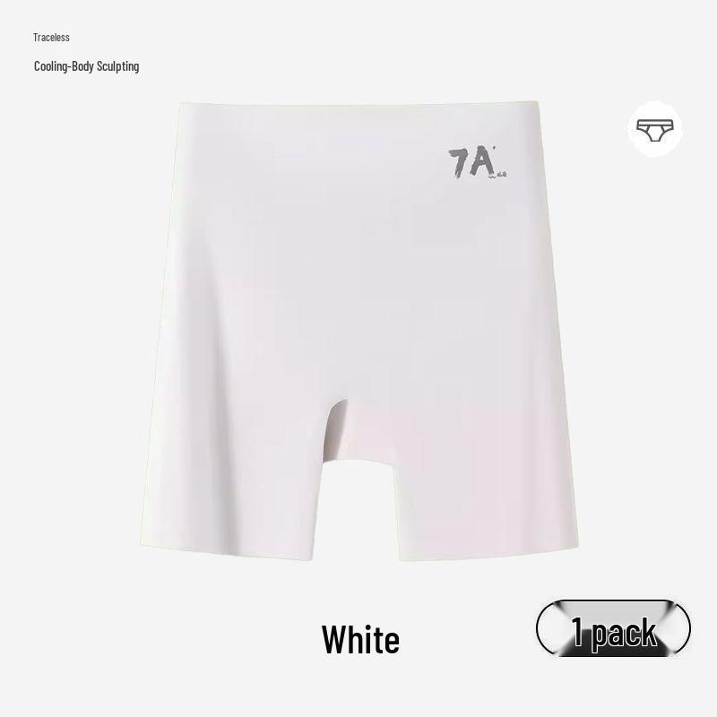 

7a Women s High-Waisted Seamless Safety Shorts: Anti-Bacterial, Non-Rolling, Tummy Control & Butt Lifting. M [80-100 lbs]