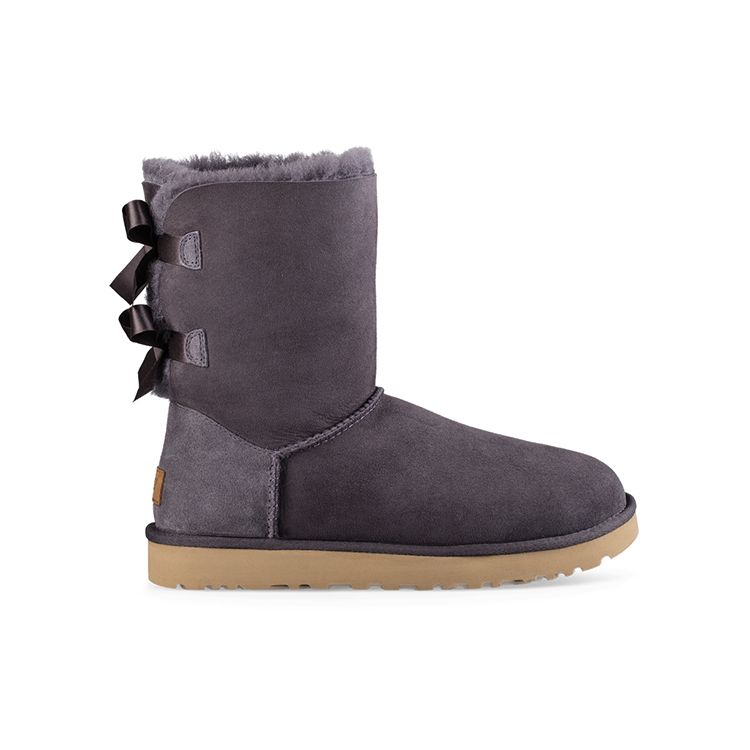UGG Cizme de zăpadă Bailey Bow Ii Plush Cizme de damă Violet Gri 1016225-NHT