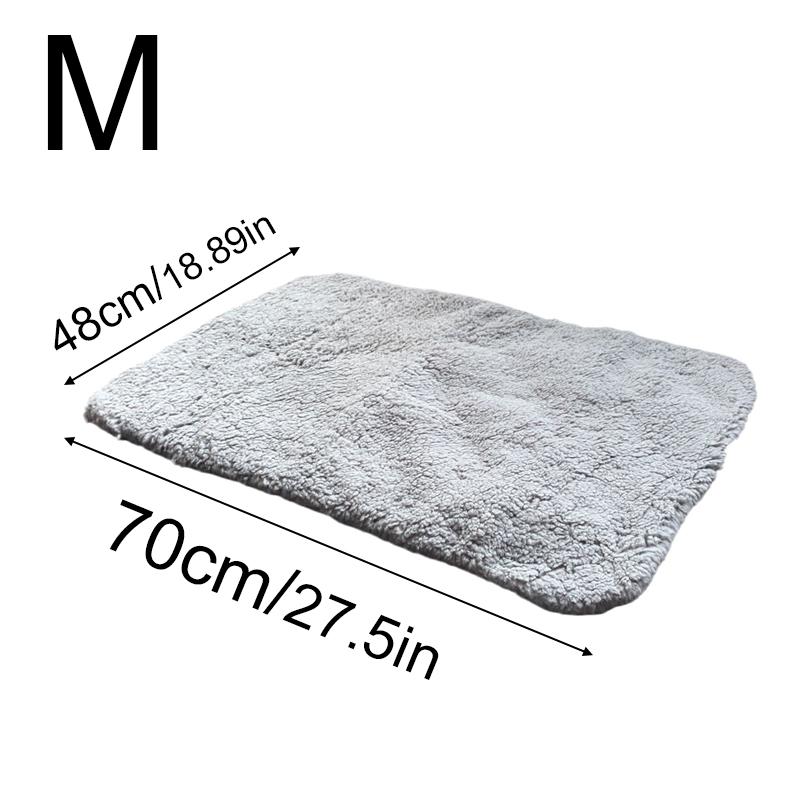 Self Warming Pet Pads Blanket Puppy Self-Warming Pet Mat Reflects Pet Body Heat Pet Warmer Pad For Constant Temperature Washable