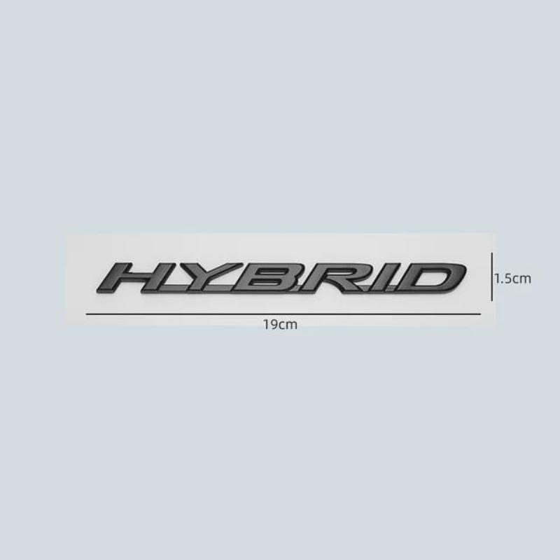 3D хром глянцевый черный ABS буквы номер LM300 LM350 LM300h HYBRID эмблема багажник автомобиля логотип значок наклейка HYBRID-glossy black