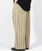 Deumakeu M Vintage Stripe Wide Pants Sage Green