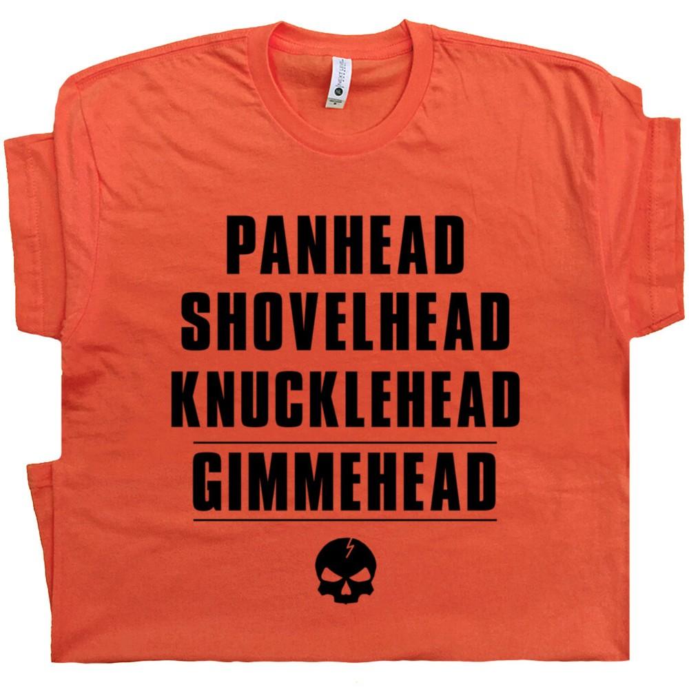 Gimmehead T Shirt Funny Offensive Motorcycle Knucklehead Engine Rude Saying Tee Unisex T-Shirt XL