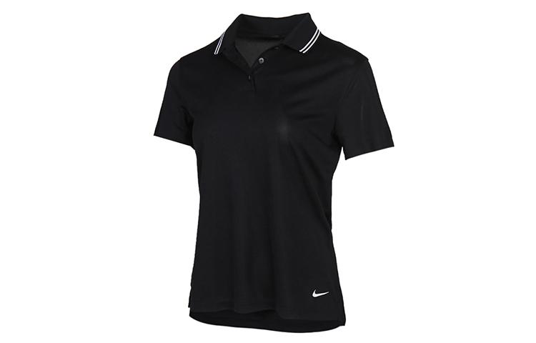 Nike Polo Shirts Women s Black Polo Collar Moderate Straight Fit BV0218-010 S