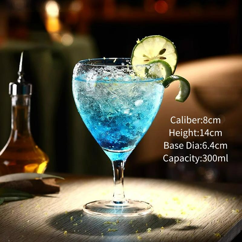 

Creative Drop Cocktail Glasses Cup Transparent Champagne Juice Glass Cups Japanese Classical Whiskey Wine Glass Cup Goblet 250-300ml