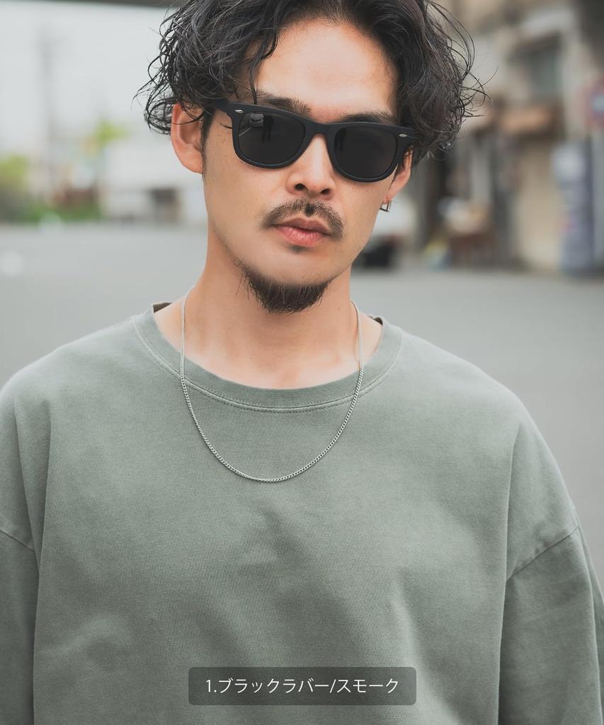 Sunglasses Wellington Rubber Sunglasses 70305 FREE [Improbes] [SIDEWAYSTANCE] Men's