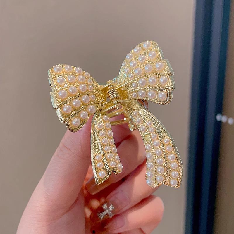 2025 Perlen Haarspange für Frauen - Elegantes Herbst/Winter Haaraccessoire für Pony & Seitenfrisuren