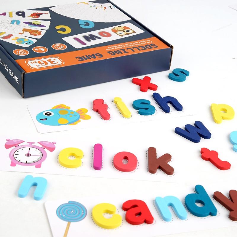Funny Magic Spelling Word Game For Kids Educational Toy With 26 English Alphabet Letters Color Recognition And Early Learning