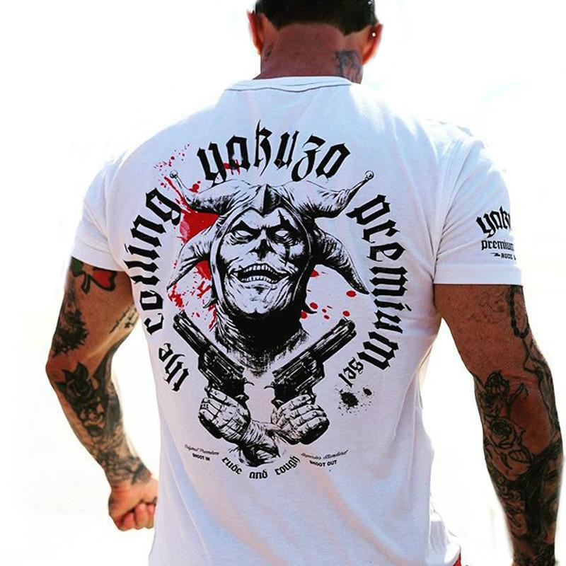 Summer Round Neck 3D Skull Print Top Fashionable Casual Short Sleeved Men's T-shirts
