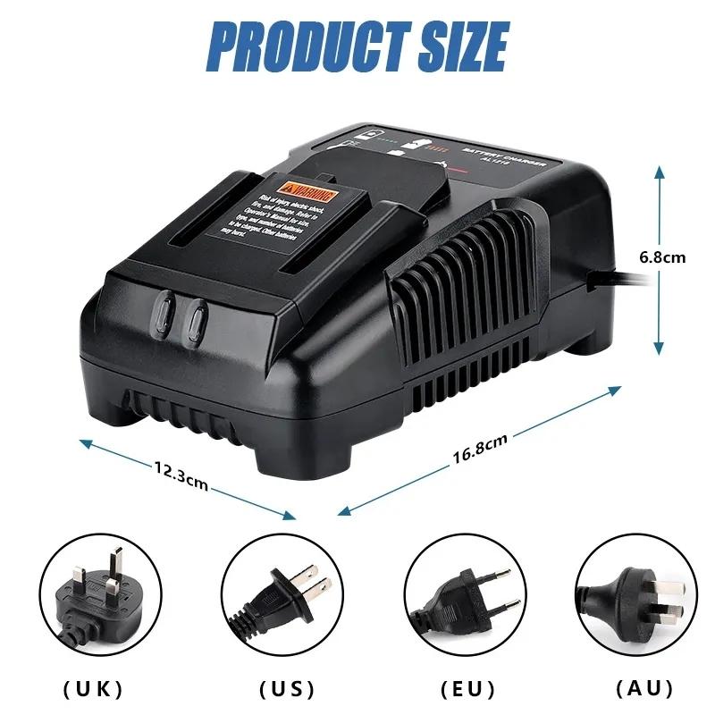 18V Lithium Battery Charger For AEG RIDGID 14.4V 18V Li-Ion Battery Power Tool Battery Charging High Quality Fast Charging