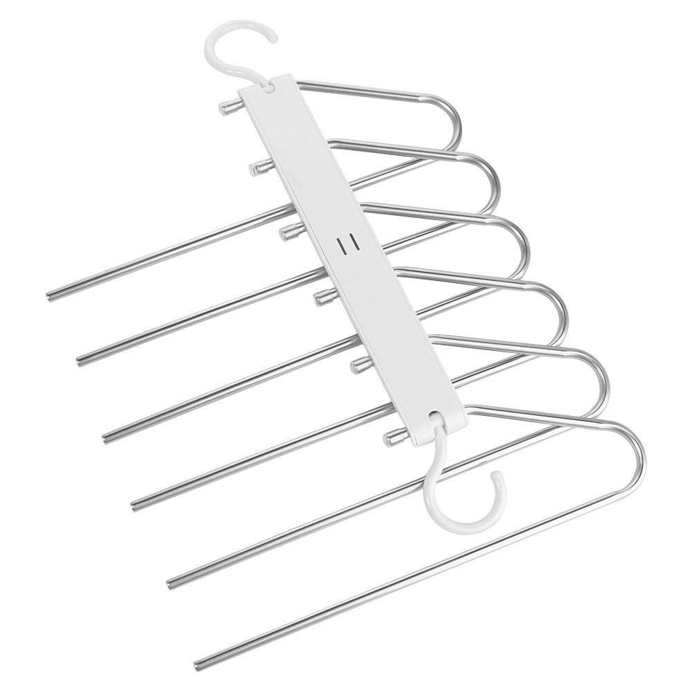 Aufhängeloch Faltbare Hosenbügel Edelstahl Kleiderständer Organizer Schal