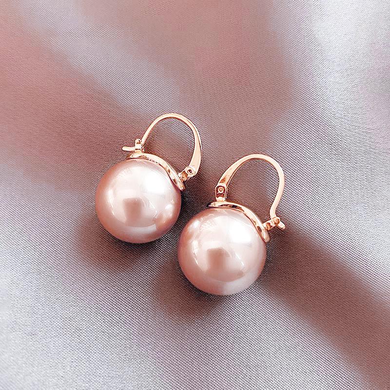 Cercei cu perle: Stil coreean la modă, Manșete retro pentru urechi și Cercuri versatile, Cercei cu șurub eleganți pentru femei